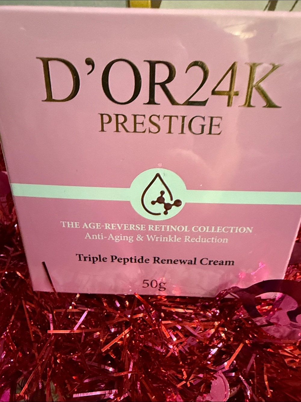 D'OR24K Prestige Triple Peptide Renewal Cream — Pink